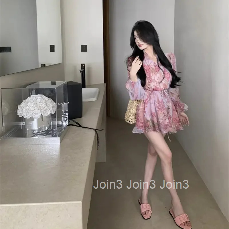 Female Dress Short Mini Womens Long Sleeve Dresses A Line Korean Style Trendy Beach Elegant Party 2025 Fashion Xxl Clothing Y2k