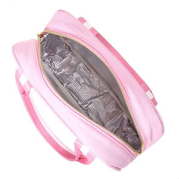 Portable bento bag lunch bag lunch box bag large-capacity solid-color Hot-printed logo insulated bags