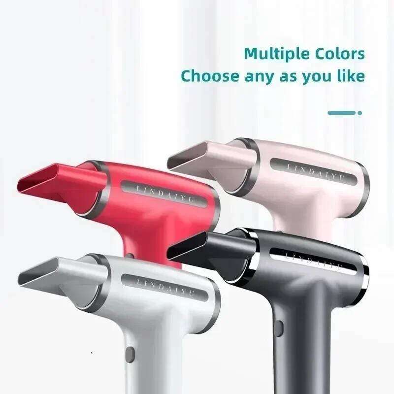 High Speed 11000RPM 4 in 1 Wireless Hair Multifunctional Air Duster Travel USB Rechargeable Only Cold Wind Blow Dryer