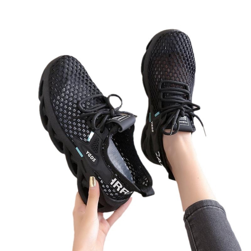 Fashion Summer Big Eye Mesh Breathable Thick Sole Versatile Sneakers Comfortable Women's Casual Shoes ddmythur