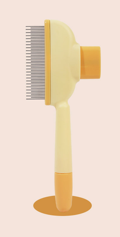 Pet comb Dog flea comb Cat flea removal comb Plastic dense tooth special comb Steel needle comb Hair removal comb