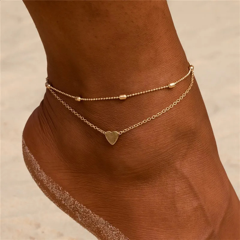 VAGZEB Bohemian Snake Summer Anklets For Women Ankle Bracelet Set On Leg Chain Femme Barefoot Jewelry Beach Accessories Mujer 250606