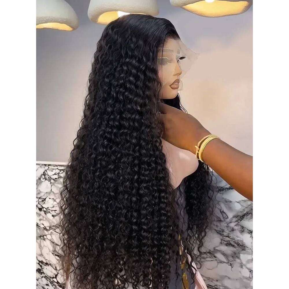 30 40 Inch Curly 13x4 13x6 HD Transparent Frontal Loose Deep Wave Human Hair 5x5 Closure Lace Wear Go Glueless Wig