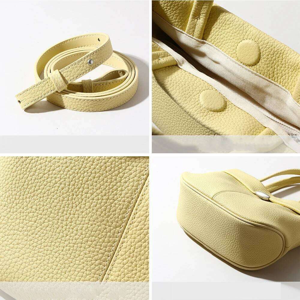 Women's Shoulder Bag cowhide Leather Female Party Handbag 2025 New Fashion Brand Tote Bags Women Commuting Bucket handags