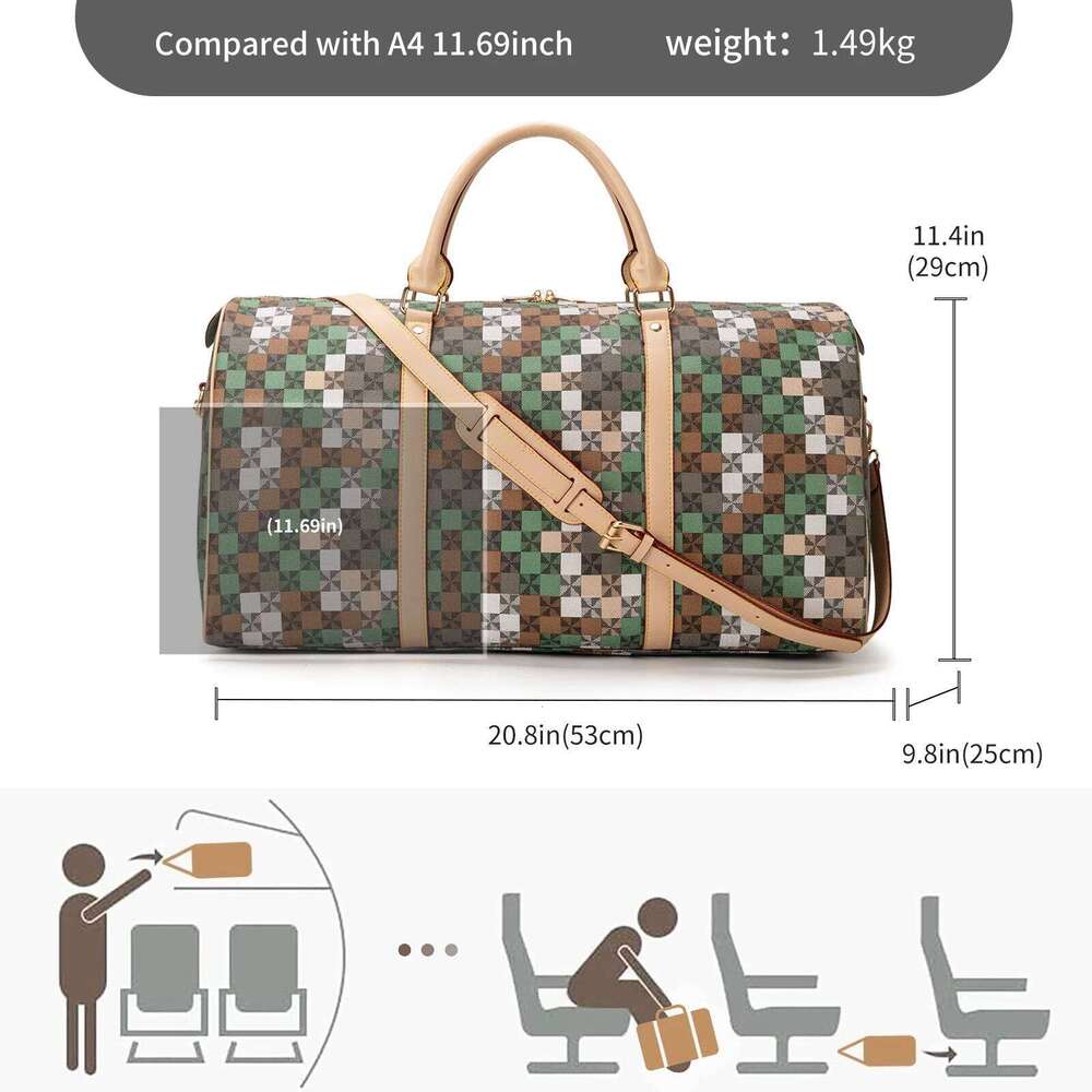 Designer Vintage Totes For Men Fiess Suitcases Handbags Hand Lage Women Travel Duffle Bags Brand