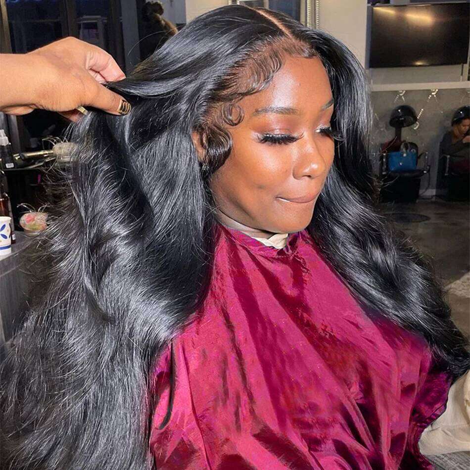 4x4 5x5 13x4 13x6 Hd Body Wave Frontal Human Hair Wigs 360 Brazilian Pre Plucked For Women 30 40 Inch Lace Front Wig
