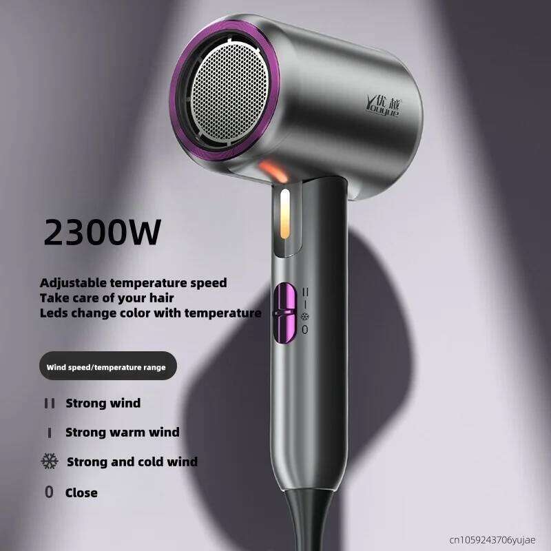 2025 New Foldable 100 Million Negative Ion Blue Care Constant Temperature Power High Speed Hair Dryer