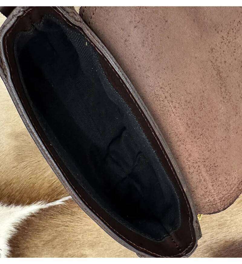 Vintage organizer designer handmade top layer cowhide women's shoulder weekend outdoor genuine leather crossbody bag