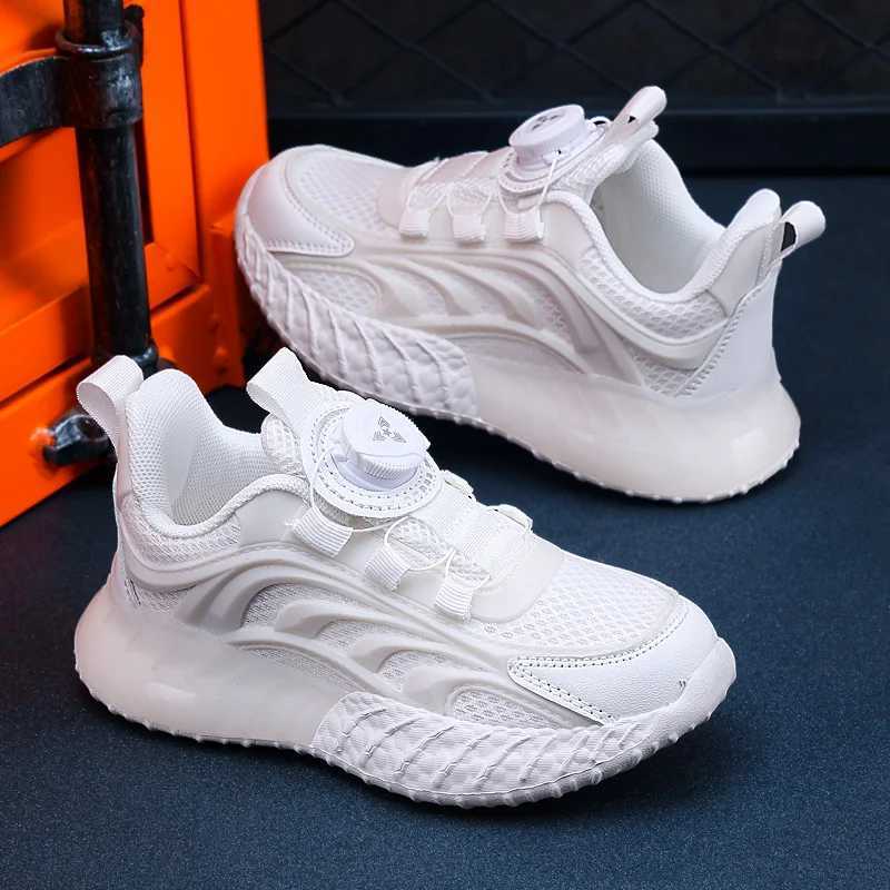 Children Sneakers Kids Shoes For Girl Sport Tennis Casual Running Shoe Boys Mesh PU Leather Tennis Outdoor Sneaker Z250618