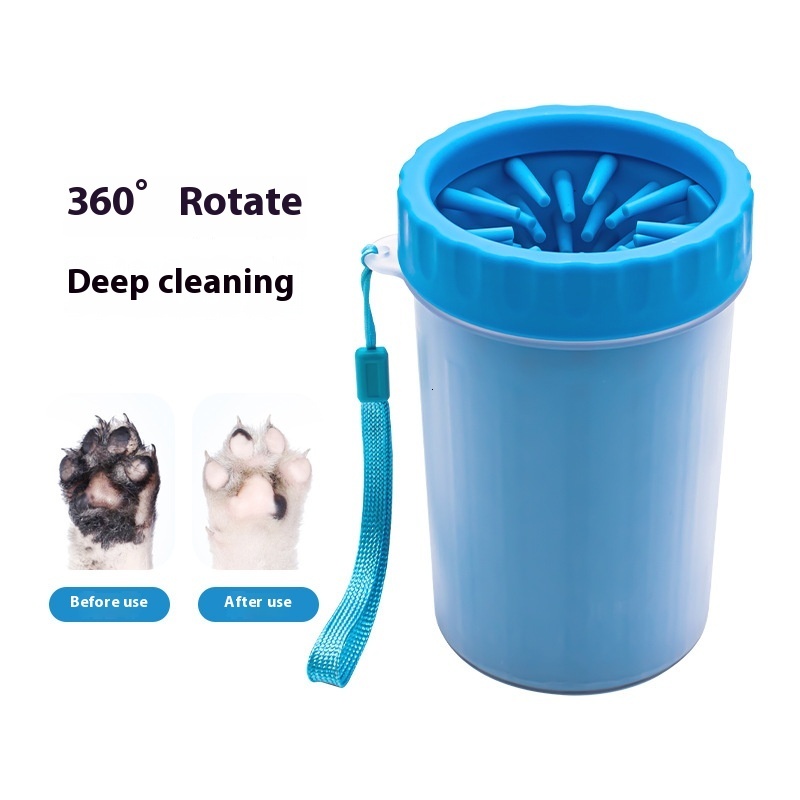 Dog Cat Cleaner Automatic Foot Washer Pet Paw Washing Cup Supplies