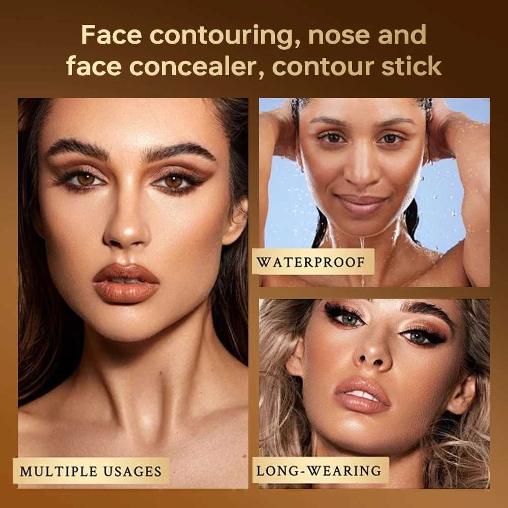 Pudaier Contour Stick - Face contouring adding three-dimensional effect Long-Lasting Waterproof Face Foundation Dark Circle XJ250618