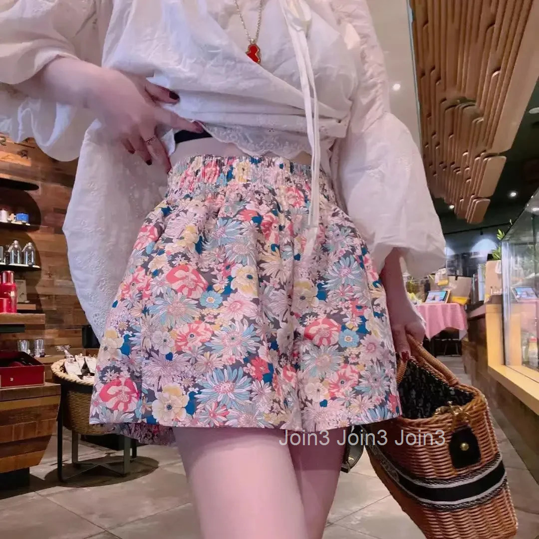 High Waist Elastic Baggy Shorts for Women Wide Woman Short Pants Loose Fashion Clothing 2025 Design Harajuku Youthful Y2k Comfy