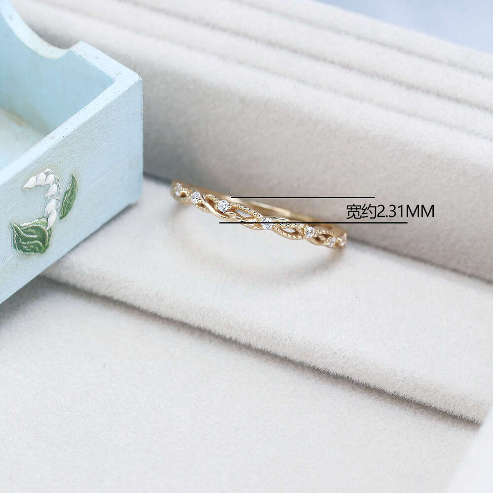 Hot Selling Diamond-Studded Twisted Luxury Ring for Women, Simple Niche Fashion, Unique High-End Jewelry