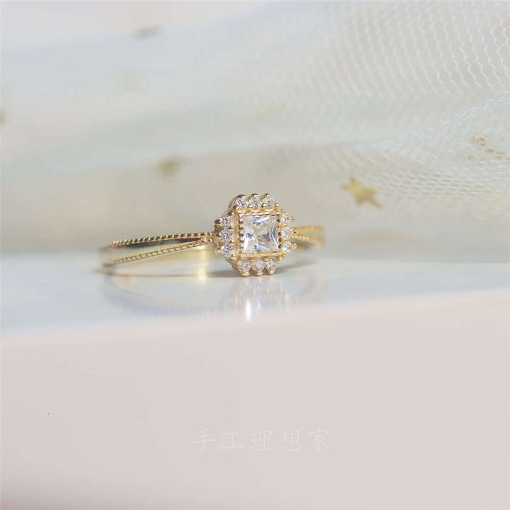 Sparkling Diamond Korean New Temperament Internet Celebrity Same Style Adjustable Open Fashion Light Luxury Ring Band