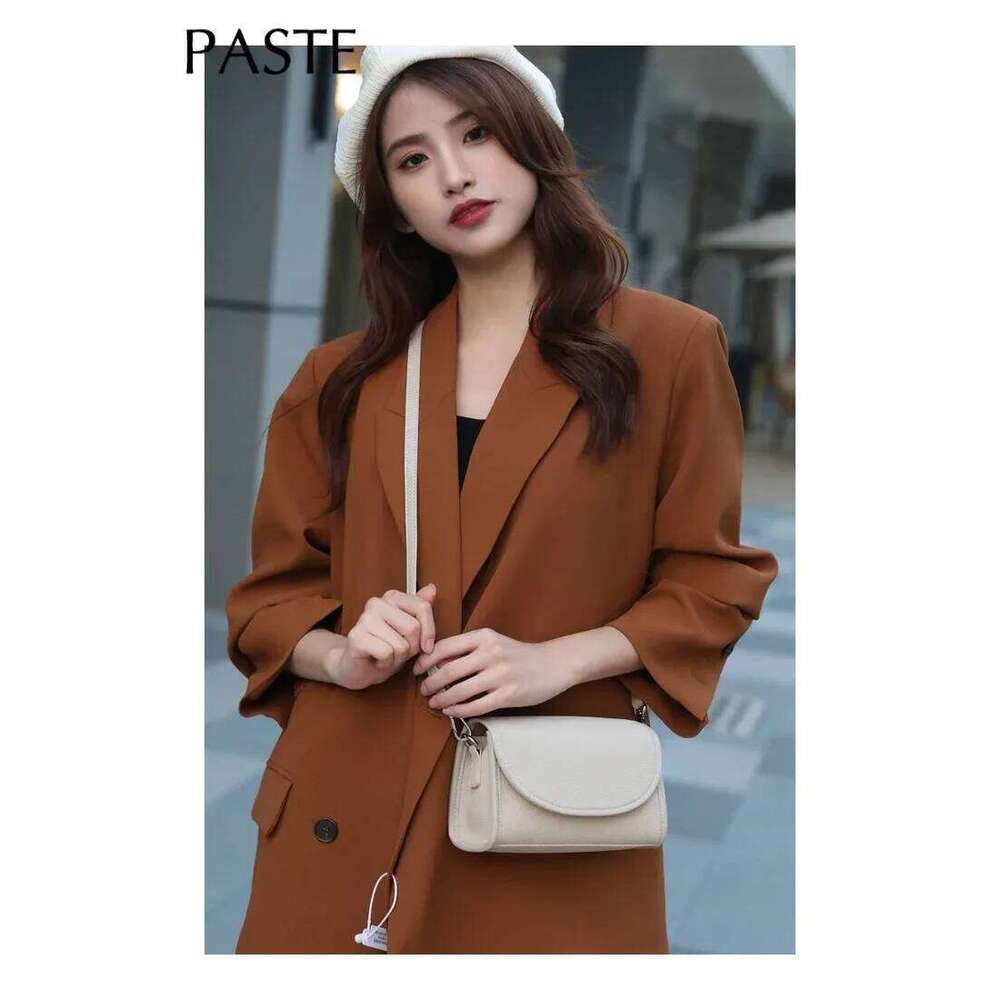 Retro Wide 2 Straps Crossbody Bags Women Designer Cow Leather Lady Shoulder Messenger Small Flap Square Bag