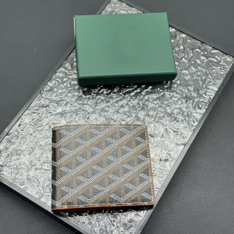 11color Designer Wallet For Men Women High Quality Leather Short Wallet Classic Square Bifold Wallets With Card Holder Note Compartment