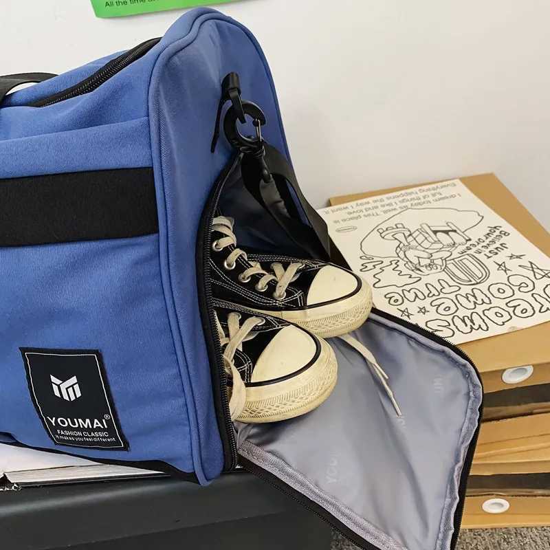 Customized large capacity single shoulder crossbody bag nylon waterproof travel bag basketball bag printed W250618