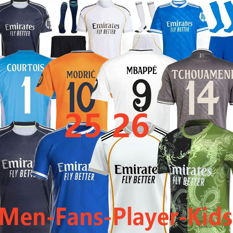 2025 2026 soccer jerseys 25 26 Rea l 4Th Mad RiDS football shirt CAMAVINGA Mbappe MODRIC VALVERDE Fourth camiseta men kids uniforms VINI JR BELLINGHAM ARDA GULER.