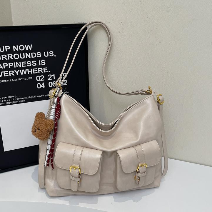 Free shipping designer Bag Versatile Commuter Multi-pocket Backpack Women Bag 2025 New Vintage Fashion Single Shoulder Bag Large Capacity Work Tote Ba