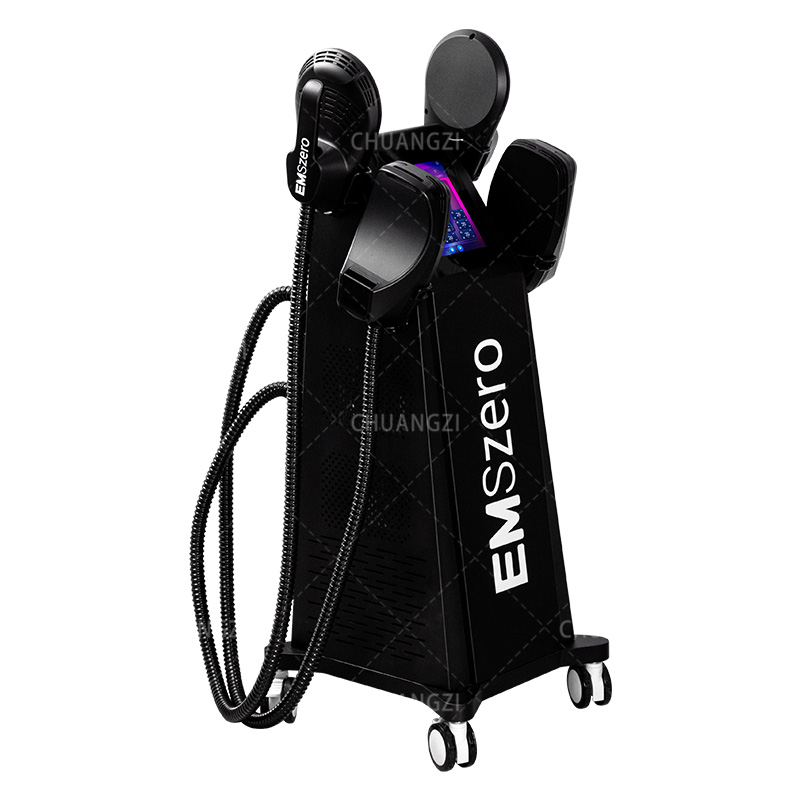 Professional RF EMSzero Body Sculpting Machine Machine 2025 Fat Burning Slimming Muscle Stimulator 15 Tes 6500W 5 Handle