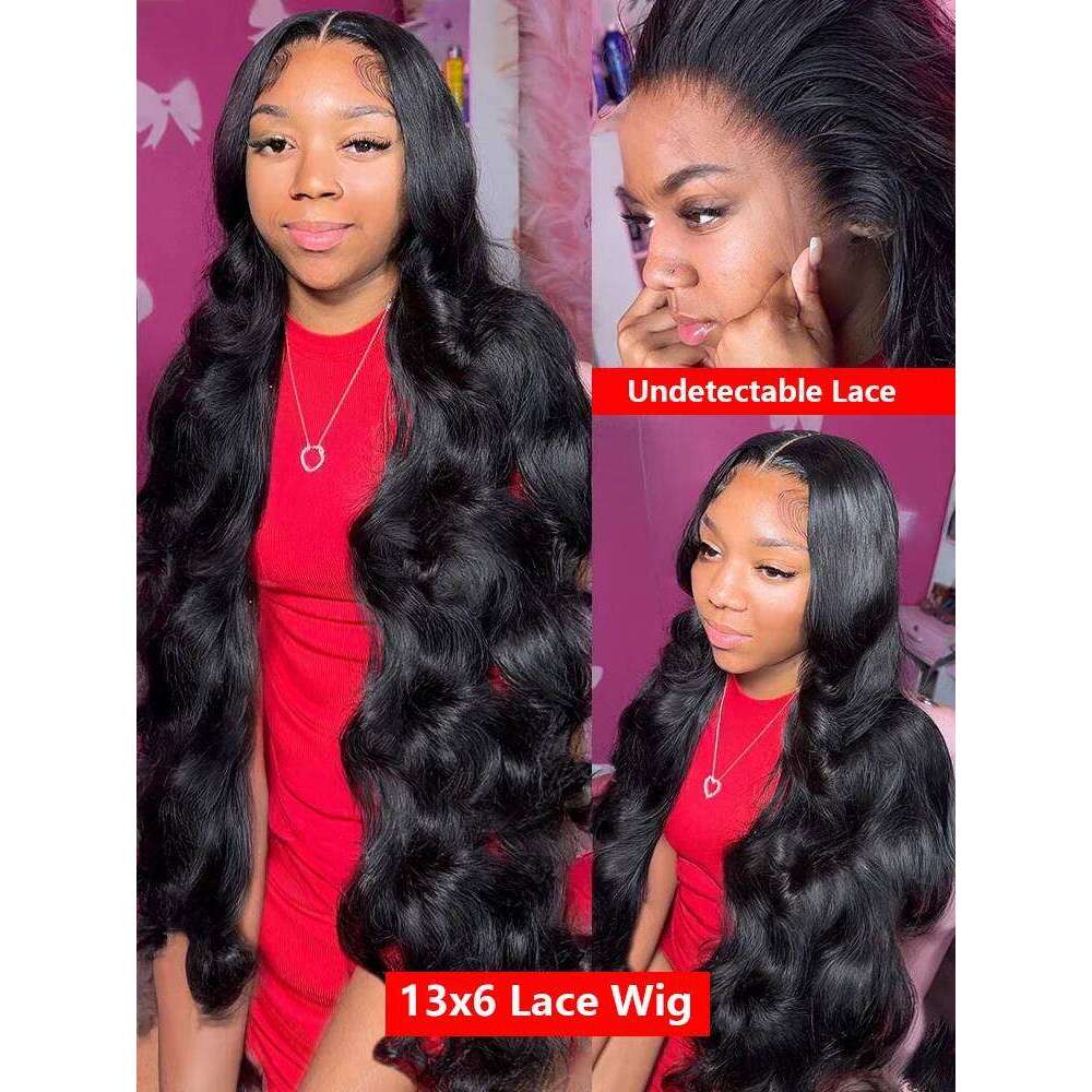 30 40 Inch 13x6 13x4 HD Body Frontal Human Hair Wig Raw Glueless Closure 5x5 Water Wave Lace Front Wigs Preplucked