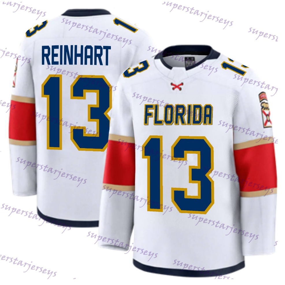 Custom Jersey 63 Brad Marchand Matthew Tkachuk 2025 Stanley Cup Champion Jersey Sam Bennett Sergei Bobrovsky Barkov Cousins Verhaeghe Reinhart Tarasen