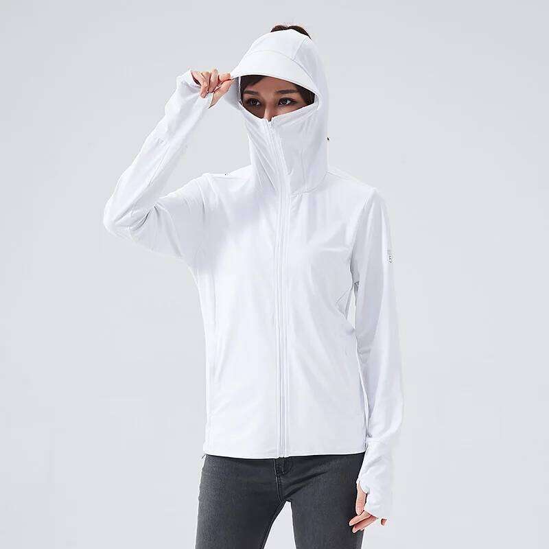 Unisex Quick Dry UV Jacket with Hood - Waterproof Mesh Material