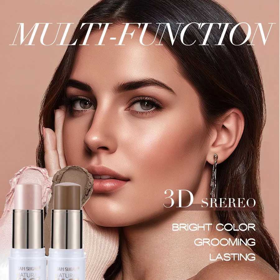 SAM SUGAR Highlighter Stick Brightening Skin Tone Contouring Natural Stereo Concealer Blush Multi-Purpose Stick 3pcs XJ250618