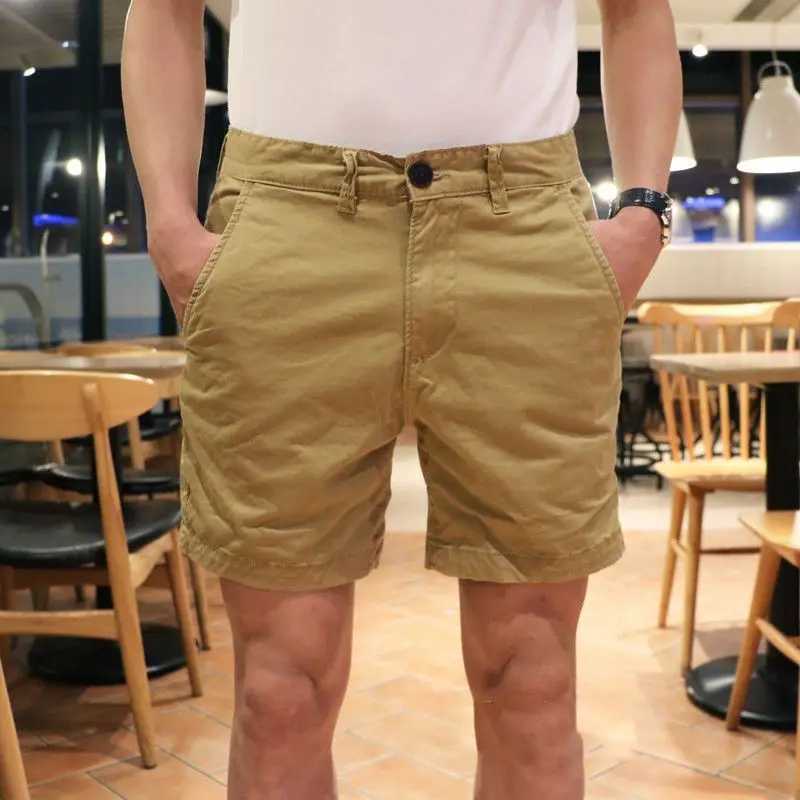 Trendy Men Summer Shorts Slim Fit Cotton Casual Workwear Shorts Korean Style Thin Breathable Fashion Shorts XJ250618