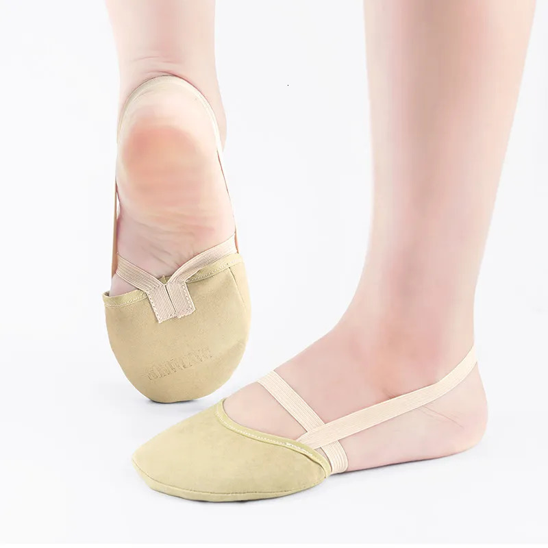 Rhythmic Gymnastic Shoes Ballet Shoes for Girls Women Ballet Slipper Elastic Half Shoes Microfiber Modern Belly Shoes 250613