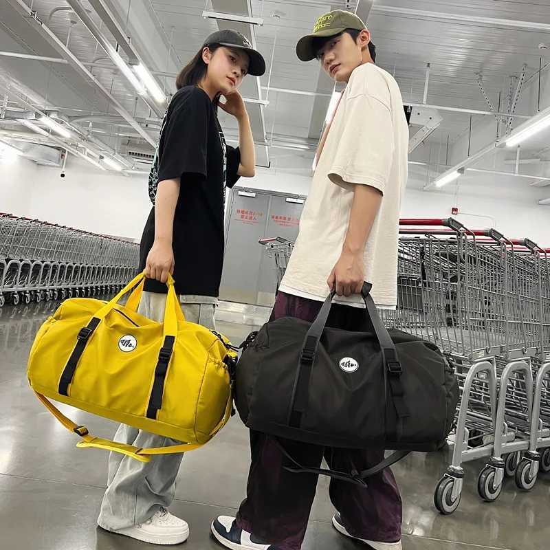 Customized luggage bag with printed large capacity travel handbag personalized sports bag DIY pattern W250618