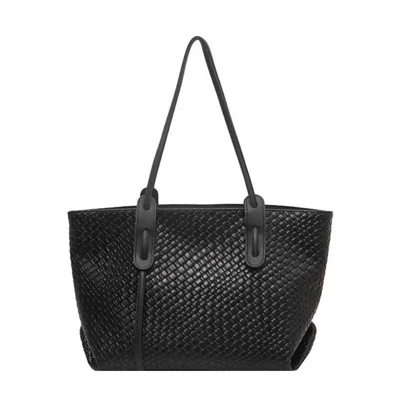 2025 New Style Autumn/winter Fi H7 Vintage Diamond Woven Large-capacity Bag for Women Tote Niche All-in-e Shoulder Bag B250618