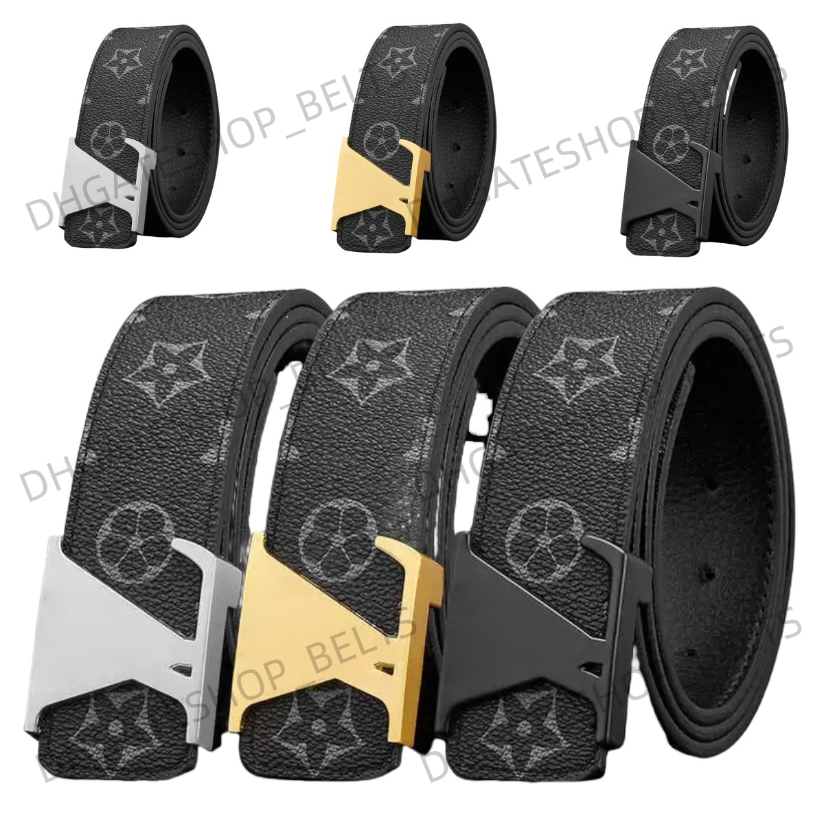 mens belt designer belts womens belt mans cintura fashion 38mm leather belt metal letter smooth buckle ceinture womans waistband size 100cm-125cm optional box