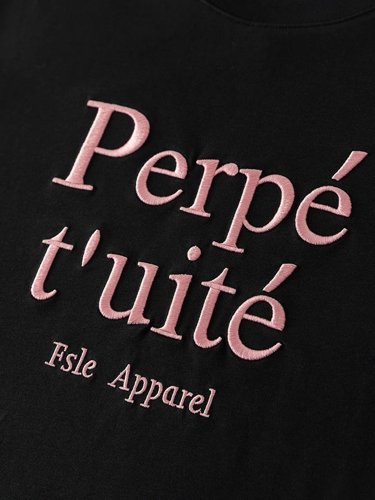 Simple Style Loose Short-sleeved T-shirt for Women Summer New Round Neck Cool Letter All-match Top Female