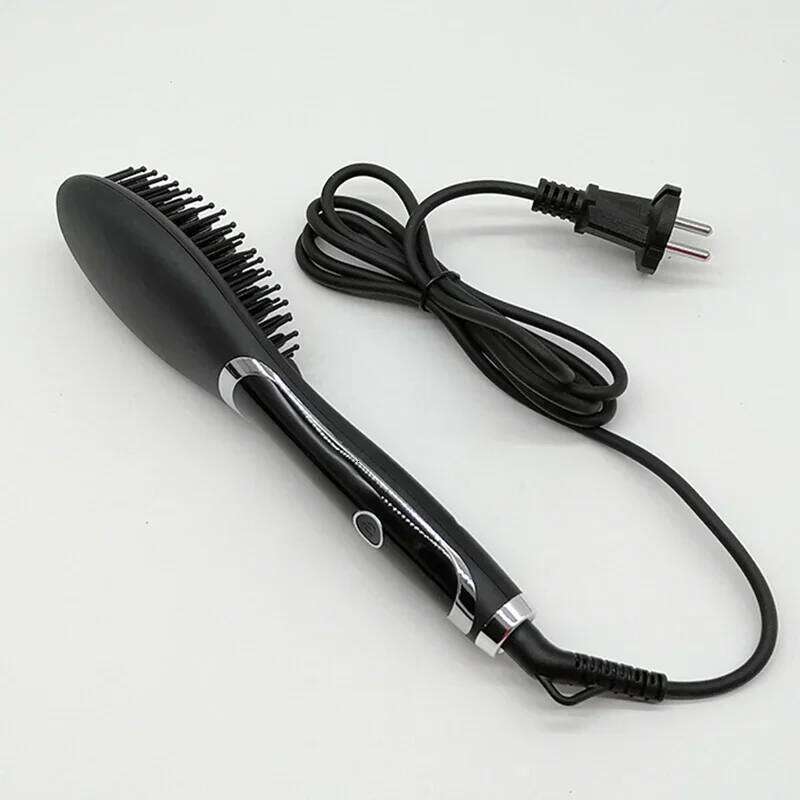 Electric Straightener Curler Wet Dry Use Hot Heating For Straight Hair Comb