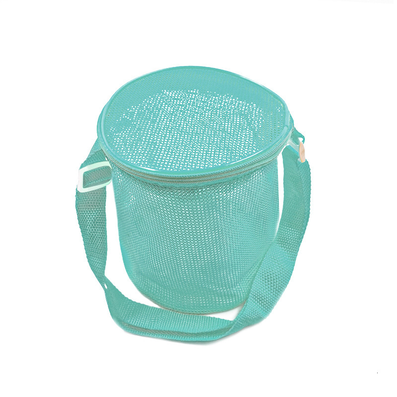 Summer Children's Outdoor Wild Cylinder Mesh Collection Extra Large Toy Storage Beach Bag