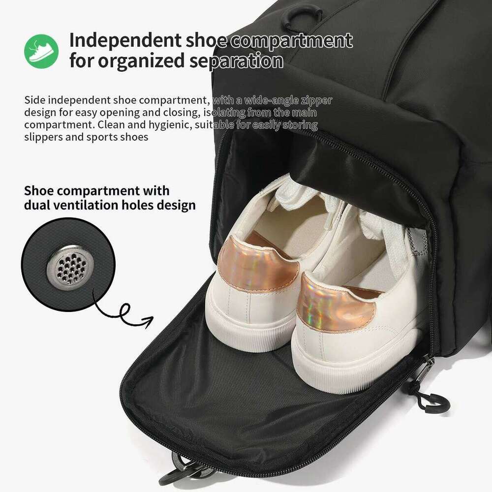Tigernu Girl Sports Gym Femaletravel Duffel Handbags Fiess With Shoes Compartment For Women Light Weight Shot Trip Bag