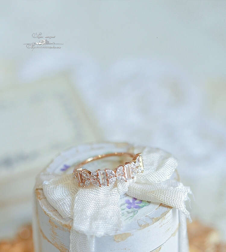 Les Papillons Feather Silence 2.0 Same Style Sparkling Butterfly Exquisite Light Luxury Versatile Ring