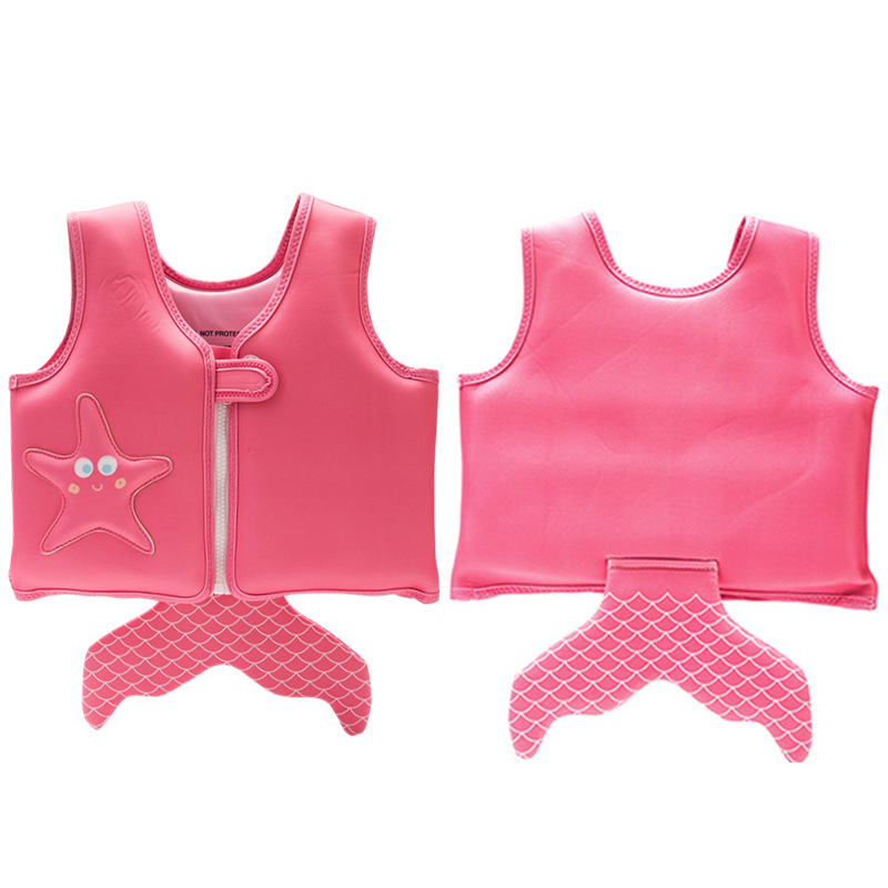 Children Swimming Safety Jackets Lifesaving Vest Life Waistcoat for Boating Drifting Toddler Float Inflatable Swim Suit Release Buckle Float Kids Swim