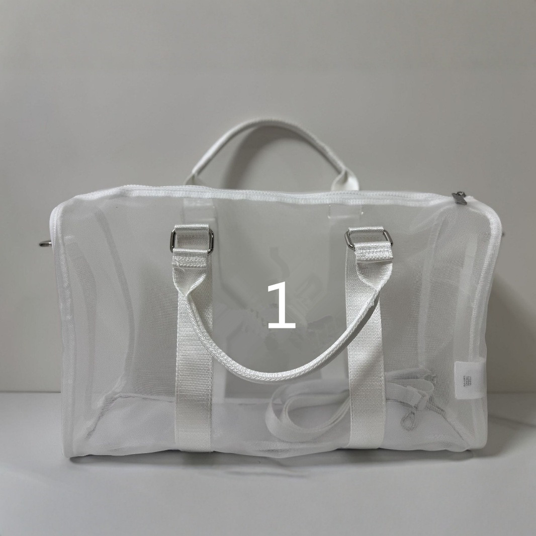 Mini Hollow Out Portable Net Bag Single Shoulder Cross Bag Net Zipper Mobile Phone Bag Wear Resistant