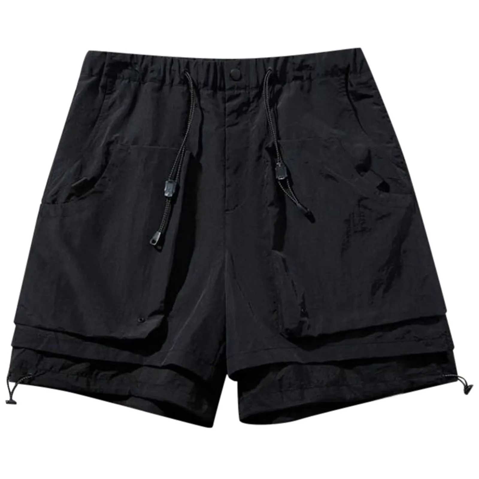 Men Swim Trunks suit Mens Cargo Functional Shorts Loose Straight Leg Fifth Heavy Industry Sports Pants mens clothing XJ250618