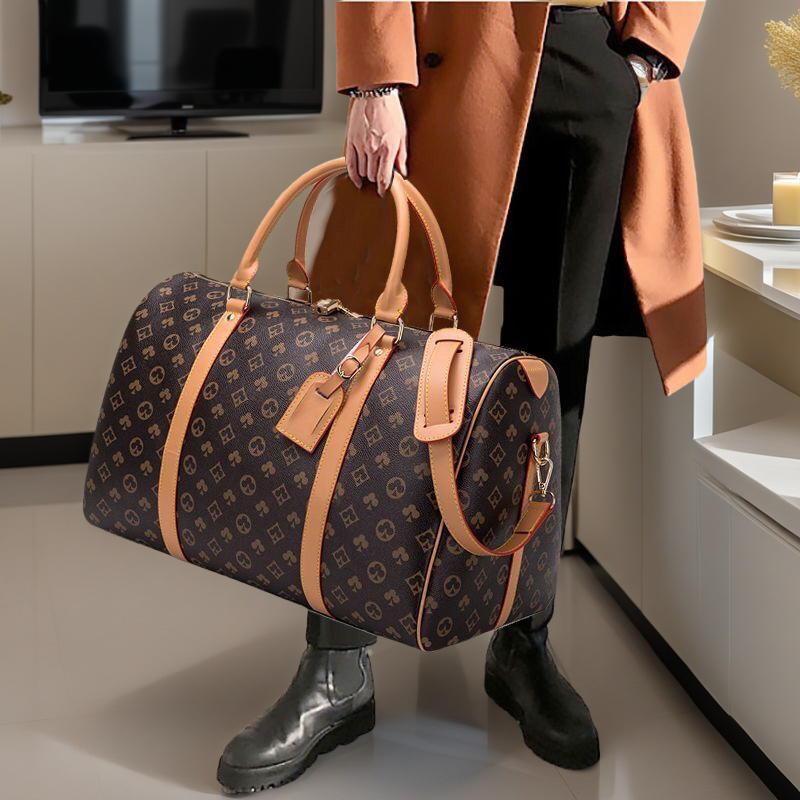 Designers duffel bags luxury men women travel bags leather large capacity holdall carry on luggage overnight weekender bag Handbag