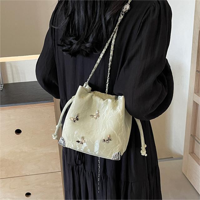 Free shipping designer Crossbody Bag Niche Bag Women Bag New Trendy Butterfly Versatile Shoulder Bag Popular Bucket Bag
