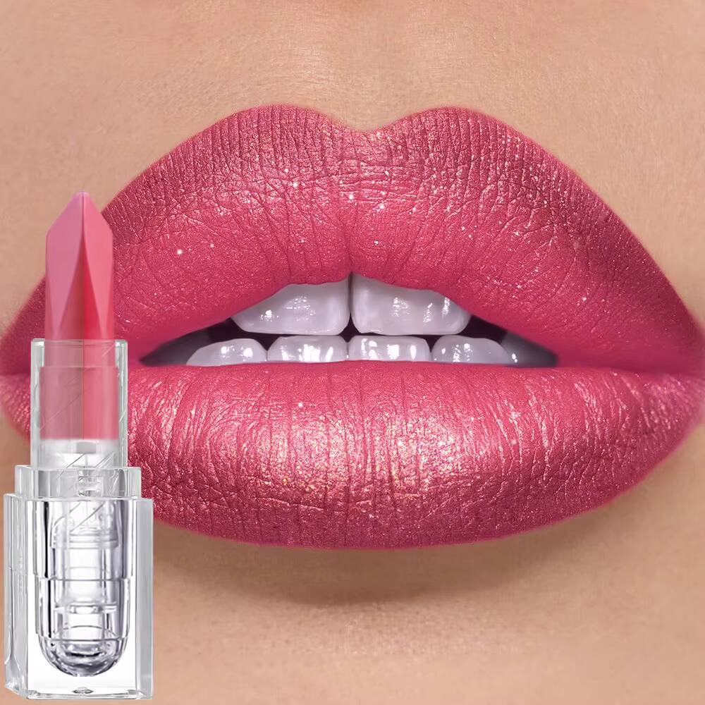 Velvet Matte Pencil Waterproof Long-lasting Sexy Nude Pink Lipstick Non-sticky Canned Lip Color Cosmetics happy