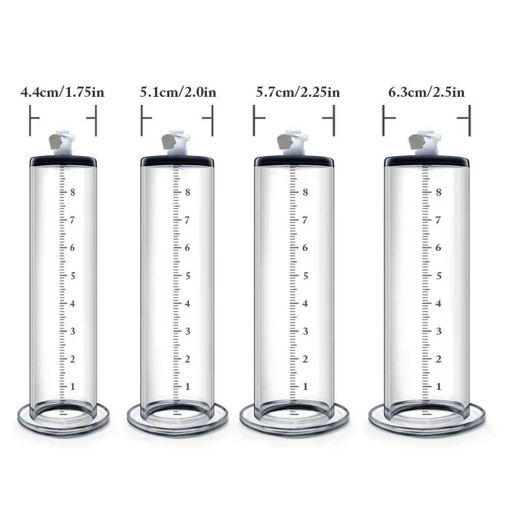 SCAcrylic Penis Pump Manual Penis Enlarger Sex Toy for Men Vacuum Pump Male Masturbation Penis Extender Trainer Adults Sex Product W250618