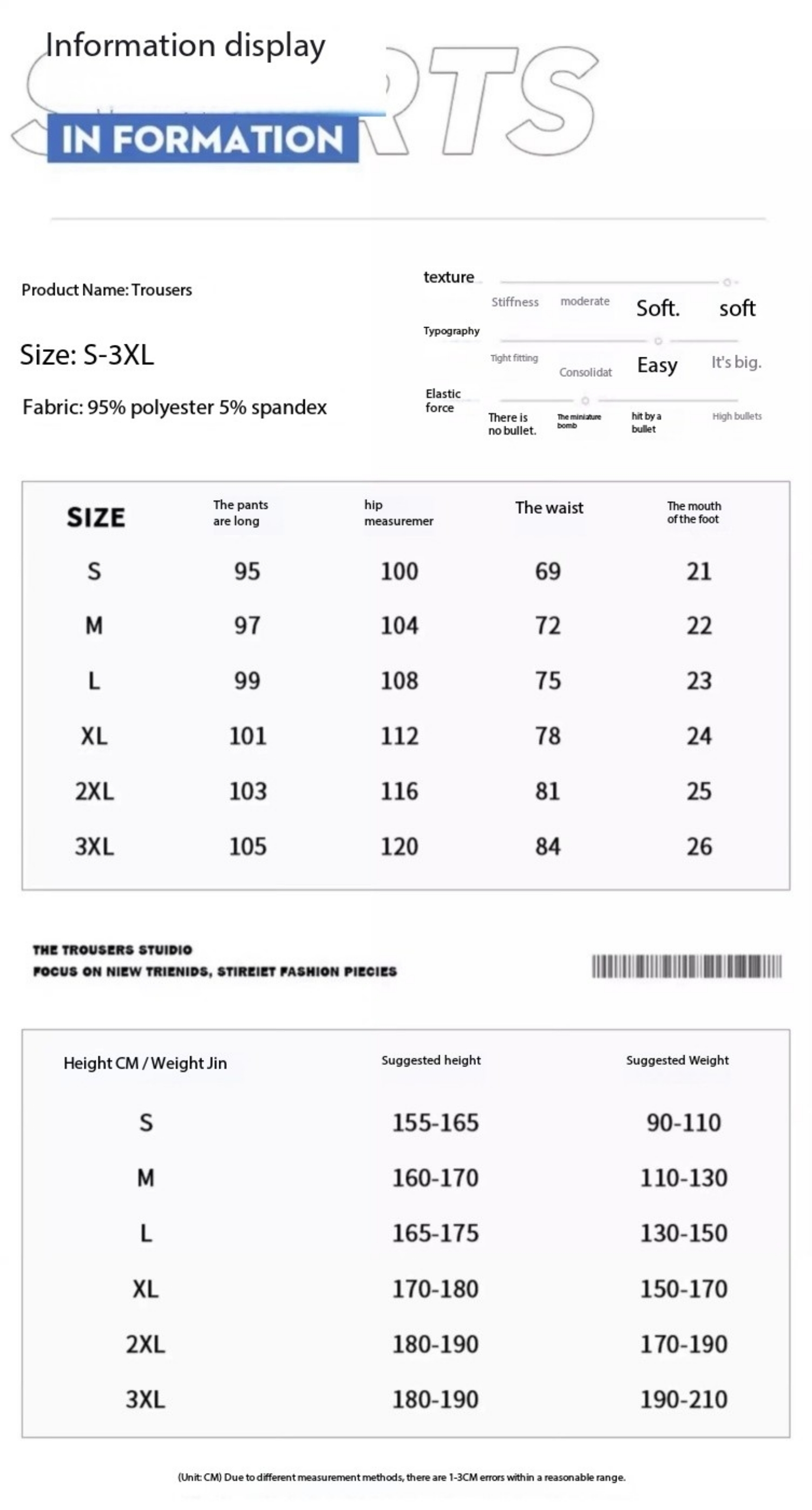 Designer Men's Summer Casual Pants Teenagers' Embroidered Straight-Leg Trousers Black Sports Versatile Loose-Fit Long Pants