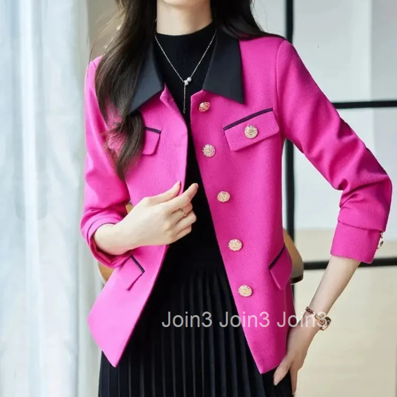 Slim Fit Solid Color Female Coat Korean Style Vintage New Products Youthful Lined Womens Jackets High Quality Harajuku Elegant