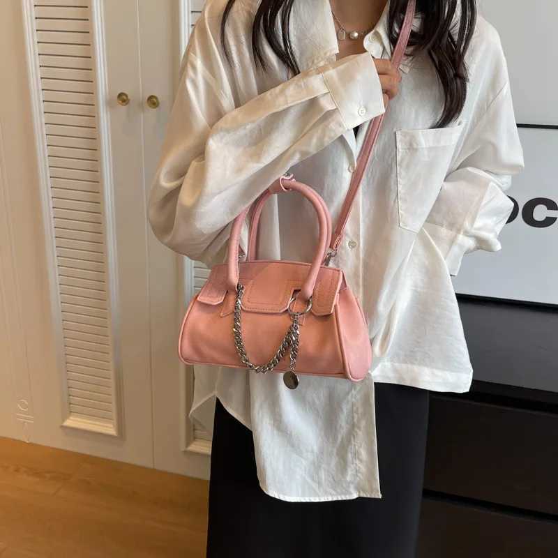 Simple Versatile Womens Crossbody Bags Classic Soft Handle Lady Small Handbags Spring Fi Single Shoulder Bag B250618