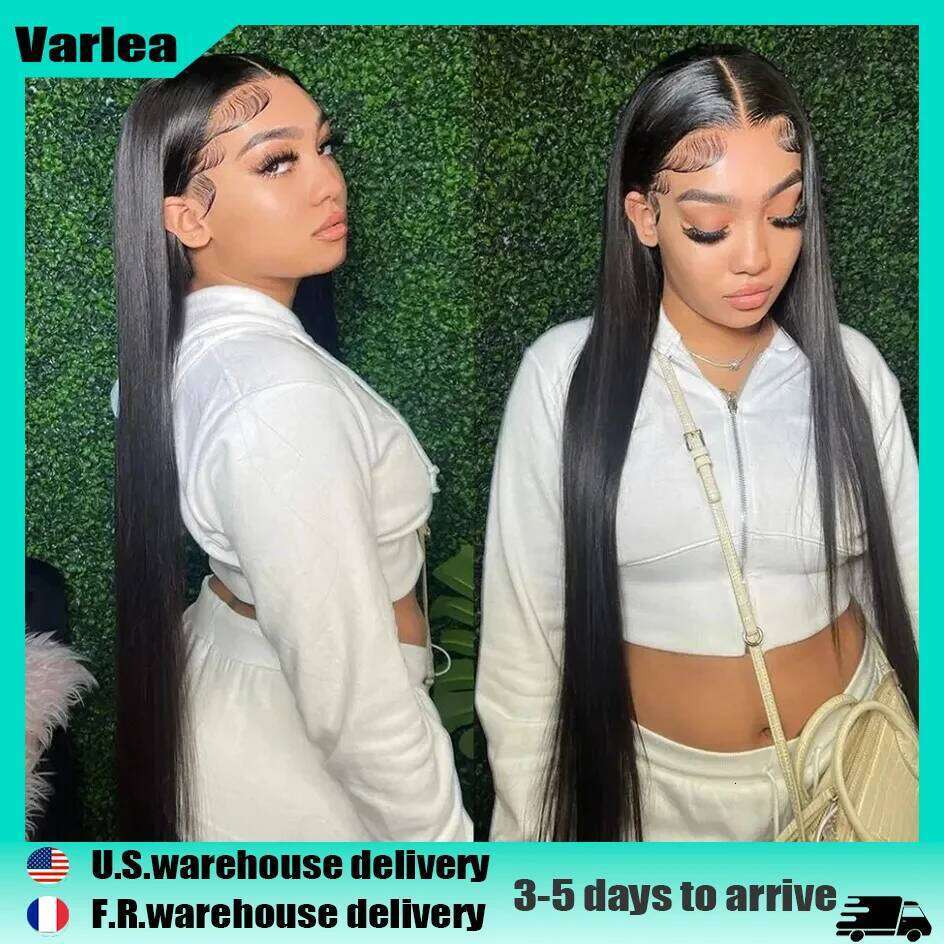 Varlea Ready To Wear 5x5 Hd Straight Lace Front Wigs 4x4 Closure Human Hair Wig Glueless For Women