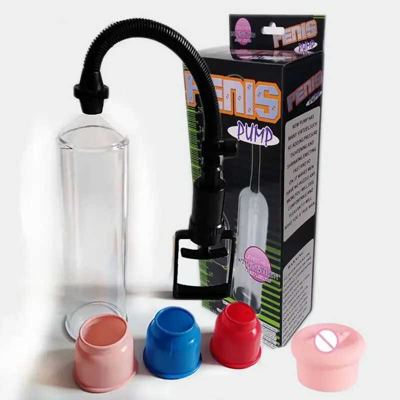 Penile Suction Vacuum Pump Male Masturbation Toys Simulated Clitoris Prostate Massage Increases Dick Stretch Adult Sex Tools W250618